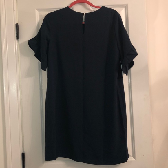 CHARLES HENRY GREEN FORMAL SHIFT DRESS - Picture 4 of 5